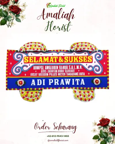 Karangan Bunga Ucapan Selamat di Ngrawan